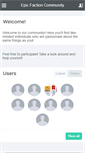 Mobile Screenshot of epicfaction.com
