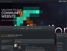 Tablet Screenshot of epicfaction.com